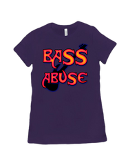 BASS ABUSE WITH MORE BASS women's tee