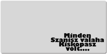 Szanisz XXL Gaming Egérpad