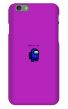Blue is sus iPhone Phone Cases