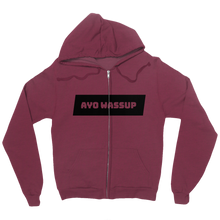AYO WASSUP Zip Up Hoodie