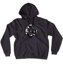 Swirl Noir Black Hoodie - 4 Options