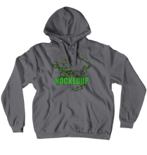 Nockedup Green Logo Hoodies (No-Zip/Pullover)