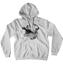 Nockedup Black Logo Hoodies (No-Zip/Pullover)