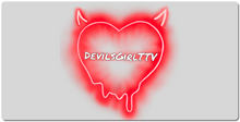 devilsgirl heart Gaming Mousepad