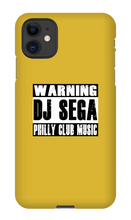 DJ Sega Warning iPhone Case