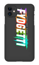 FYDGETTI White Text Design iPhone Case
