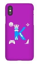 keekster_ Logo (White) iPhone Phone Cases
