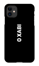 O Xabi iPhone Phone Cases - Logo OXabi White