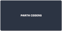 Parth Coders Deskmat