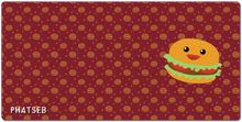 Colorful Burger XXL Mat
