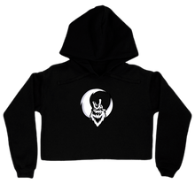 Cropped Women Hoodie 'Shining Moon'