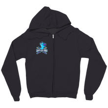 chopstickLizard zip-up-hoodie