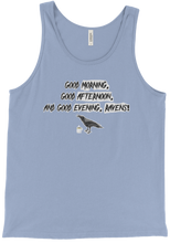Global Timezone Greeting Tank Top