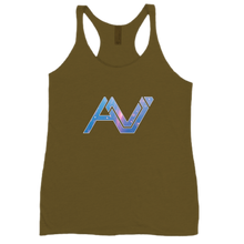 AVI-blue tanktop-women-racerback