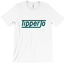 TipperJo Black on Blue Logo T-Shirt
