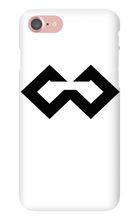 Cereal_Wars iPhone Phone Case (Black Out Logo)
