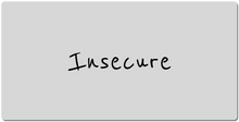 Insecure XXL Gaming Mousepad (Black Text)