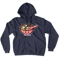 Pullover Hoodie with Miso Bowl w Neon MisoShay