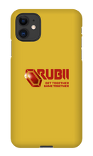 Rubii iPhone Phone Cases (red logo)