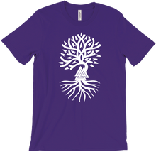 Drykk Tree Logo - White on Dark Shirt