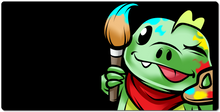 Dino Painter XXL Gaming Mousepad