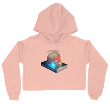 DC ENCHANTED TEXT Women's Cropped Hoodie