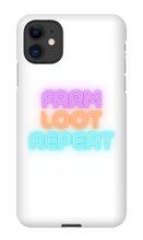 Farm Loot Repeat iPhone Cases