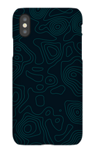 Topographic iPhone Case Dark Mode