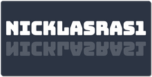 nicklasras1 XXL Gaming Mousepad