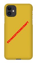 PiyanistMinecraft Iphone Kapağı (Yazı, Iphone 8)