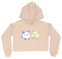 Catball cropped hoodie
