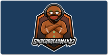 GingerbreadManX3 Glasses XXL Gaming Mousepad