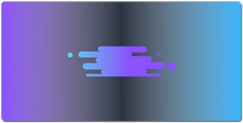 Purple Blue Fade Custom Mousepad