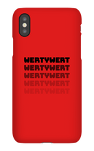 Wertywert iPhone Phone Cases