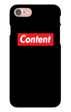 Pure content iPhone Phone Cases