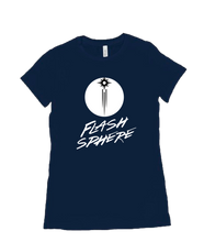 Flash Sphere White Logo Woman Tee