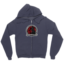 crimsonwolfgod Zip Up Hoodie