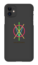 VIXOPHER CENTERED LOGO iPHONE CASE