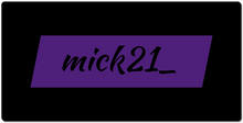 mick21_ XXL Gaming Mousepad