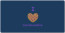 I PIeHeart InsidiousPie XXL Gaming Mousepad