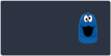 cookie monster right side Gaming Mousepad