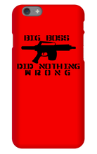 Big Boss Did Nothing Wrong iPhone Phone Case