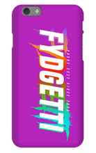 FYDGETTI White Text Design iPhone Case