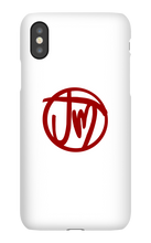 Jonah Moore iPhone Phone Cases (Red Logo)