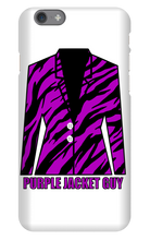 purple_jacket_guy iPhone Phone Cases