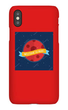 Welcome To mars Iphone case