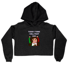 God Fighting hoodie-women-cropped