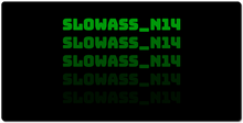 slowass_n14 XXL Gaming Mousepad