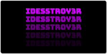 idesstroy3r XXL Gaming Mousepad