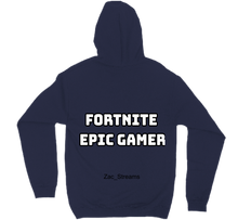 FORTNITE EPIC GAMER (Back) Hoodie - Zac_Streams